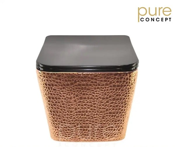 Pure Concept Asma Klozet Crocodile Rose-Gold Kanalsız